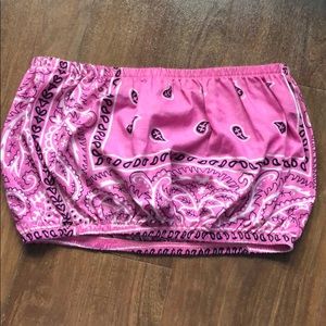 Urban Outfitters bandana tube top